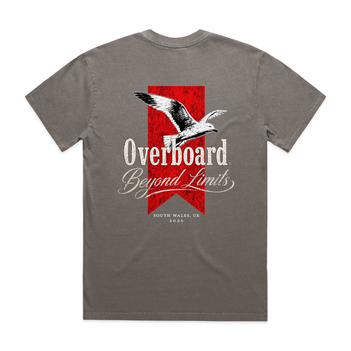 OVBD Gull Faded Tee Grey