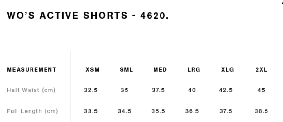 OVBD Active Shorts Black Women's